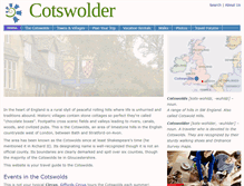 Tablet Screenshot of cotswolder.com